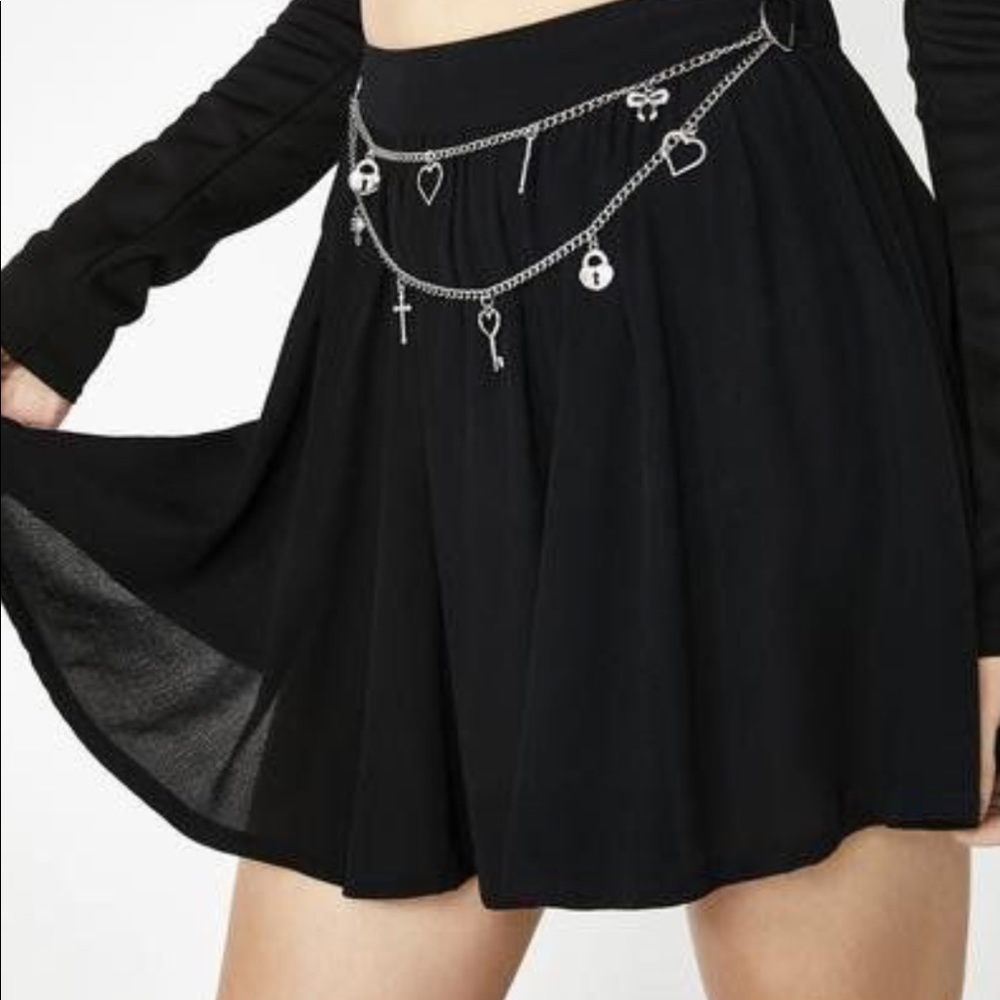NWOT DollsKill charm skirt